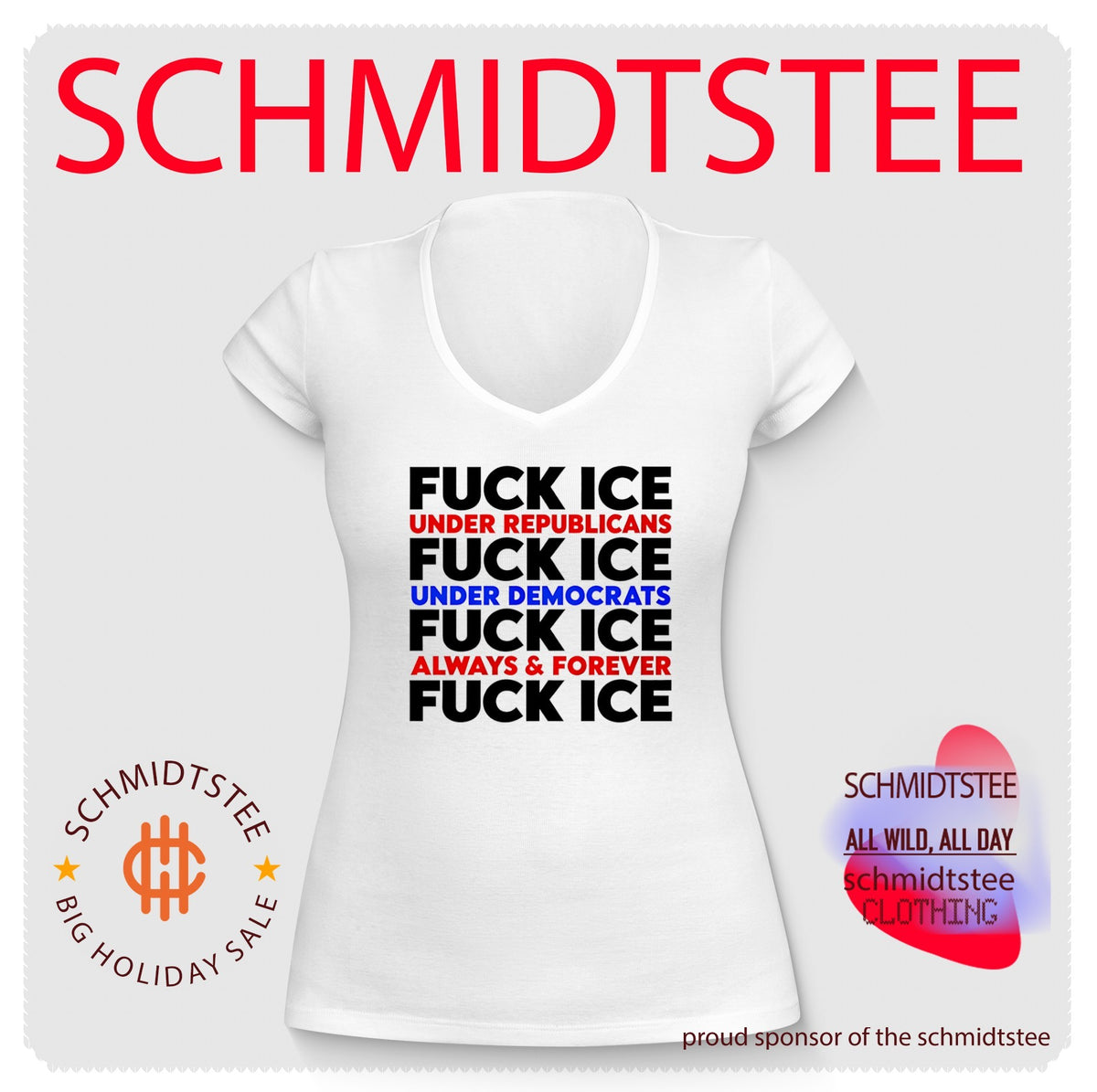 Fuck ice under republicans under democrats always and forever shirt