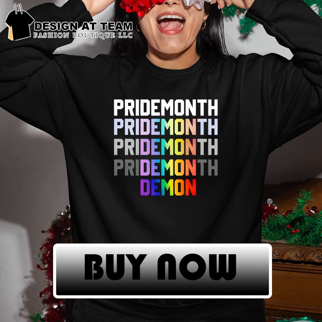Gay Pride Month Demon repeat shirt