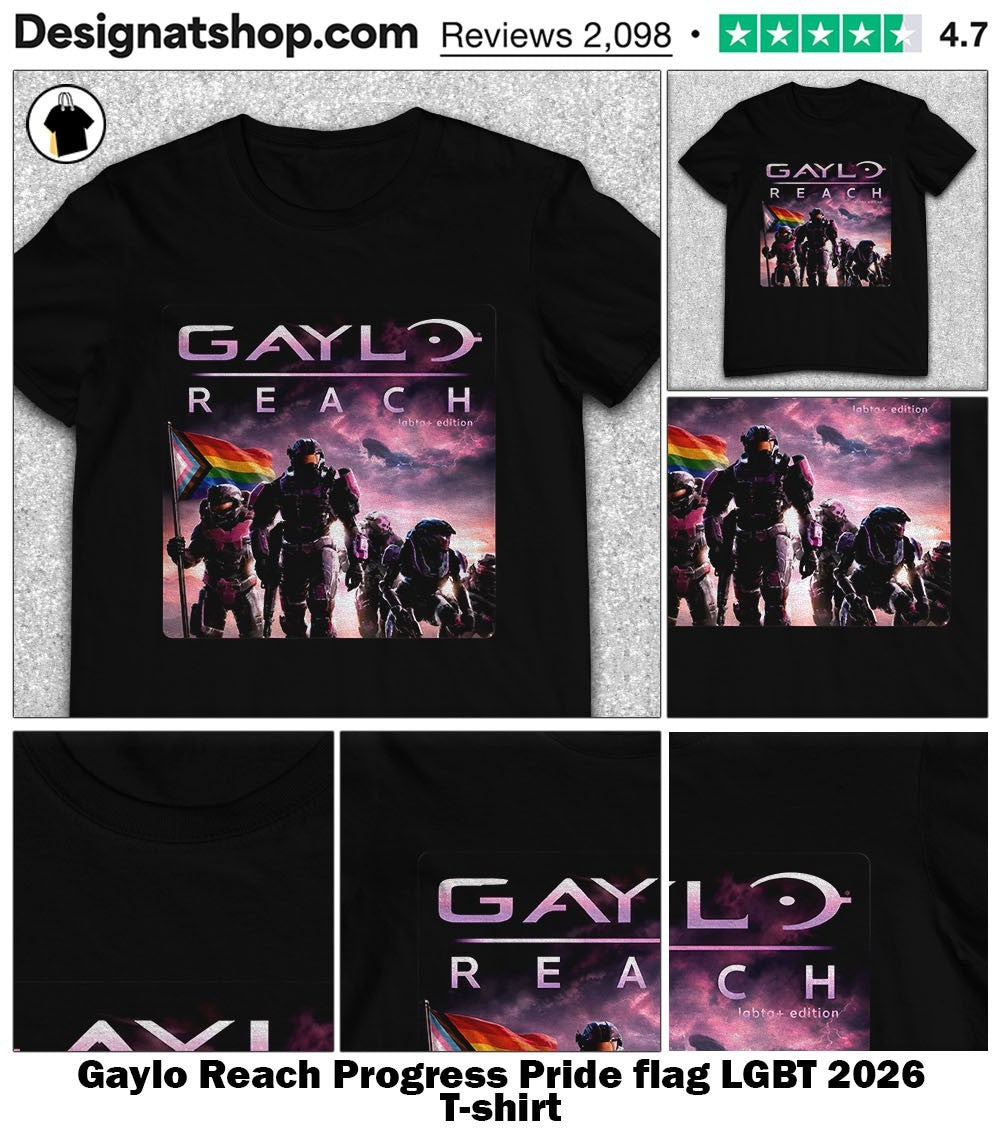 Gaylo Reach Progress Pride flag LGBT 2026 shirt