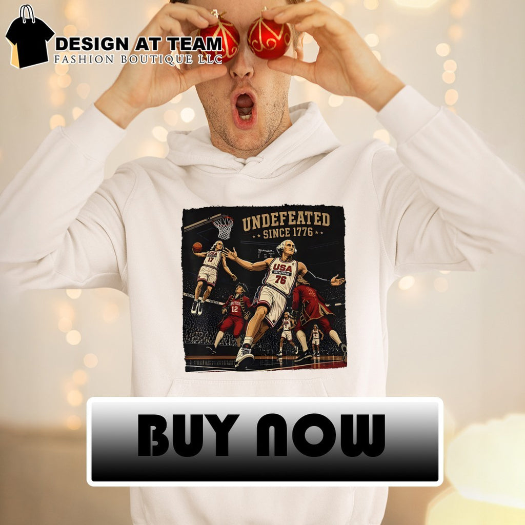 George Washington Basketball Vintage 1776 Vintage USA Graphic Undefeated 4th of July shirt