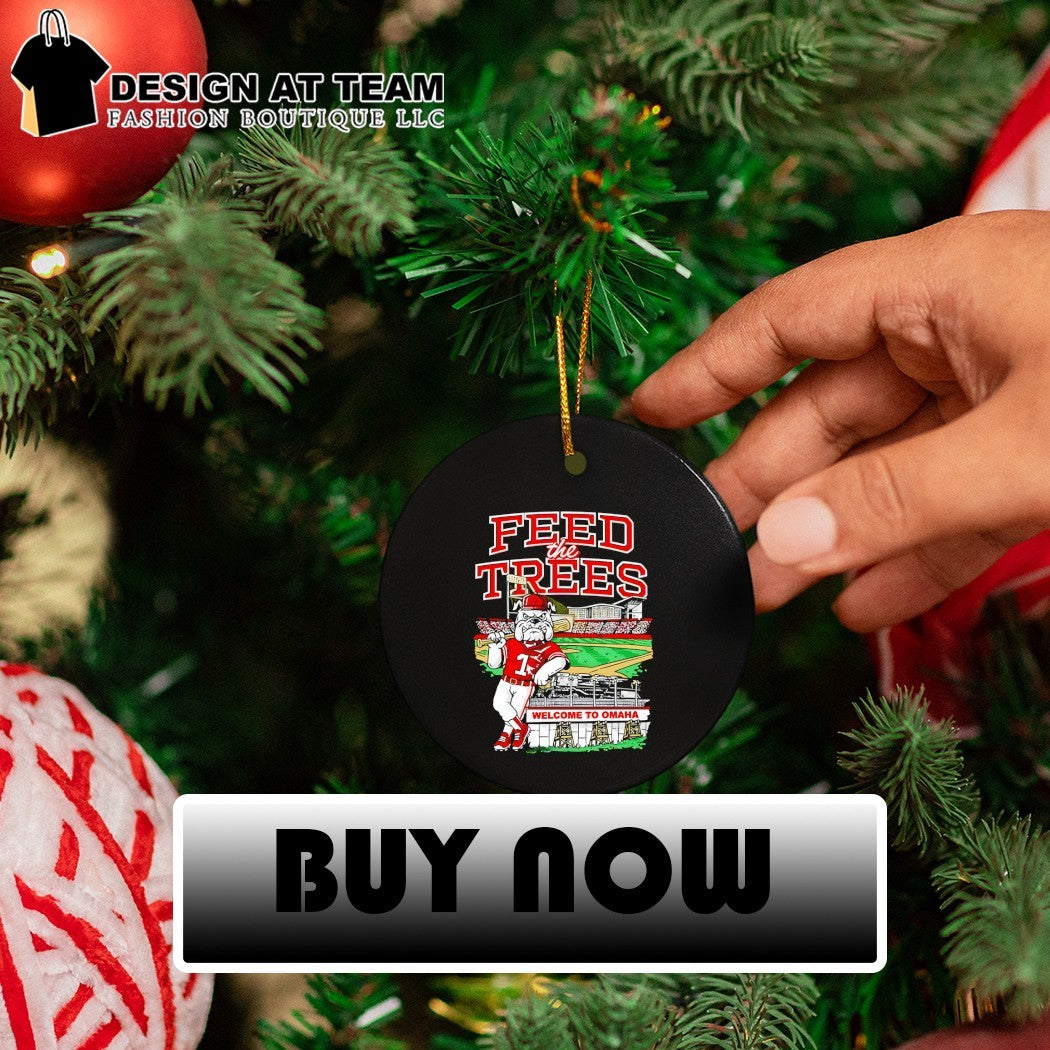 Georgia Bulldogs Baseball Feed The Trees Welcome to Omaha 2026 MLB shirt