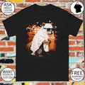 Ghost raccoon spooky iced coffee Happy Halloween shirt