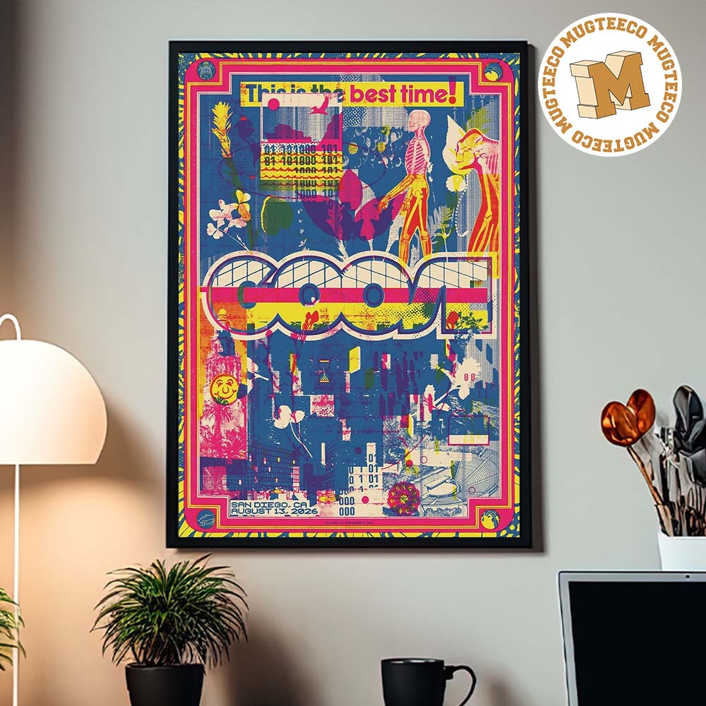 Goose San Diego CA 2026 Event Poster At Cal Coast Credit Union Amphitheater On August 13 2026 Home Decor Poster Canvas