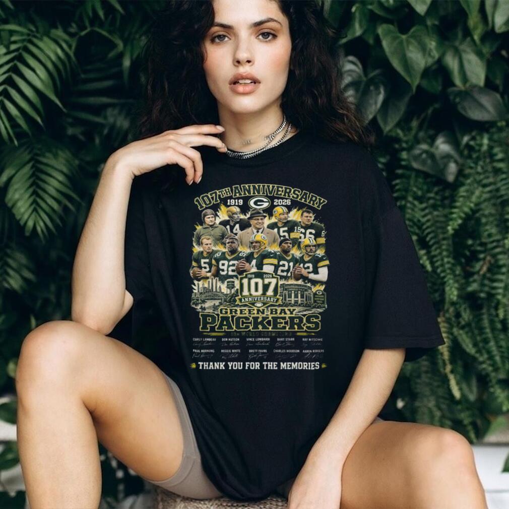 Green Bay Packers 107th Anniversary Legends Team Vintage Shirt