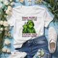 Grinch Middle Finger Some People Just Drain The Fucking Nice Shirt