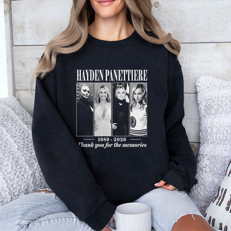 Hayden Panettiere 1989-2026 Thank You For The Memories T Shirt