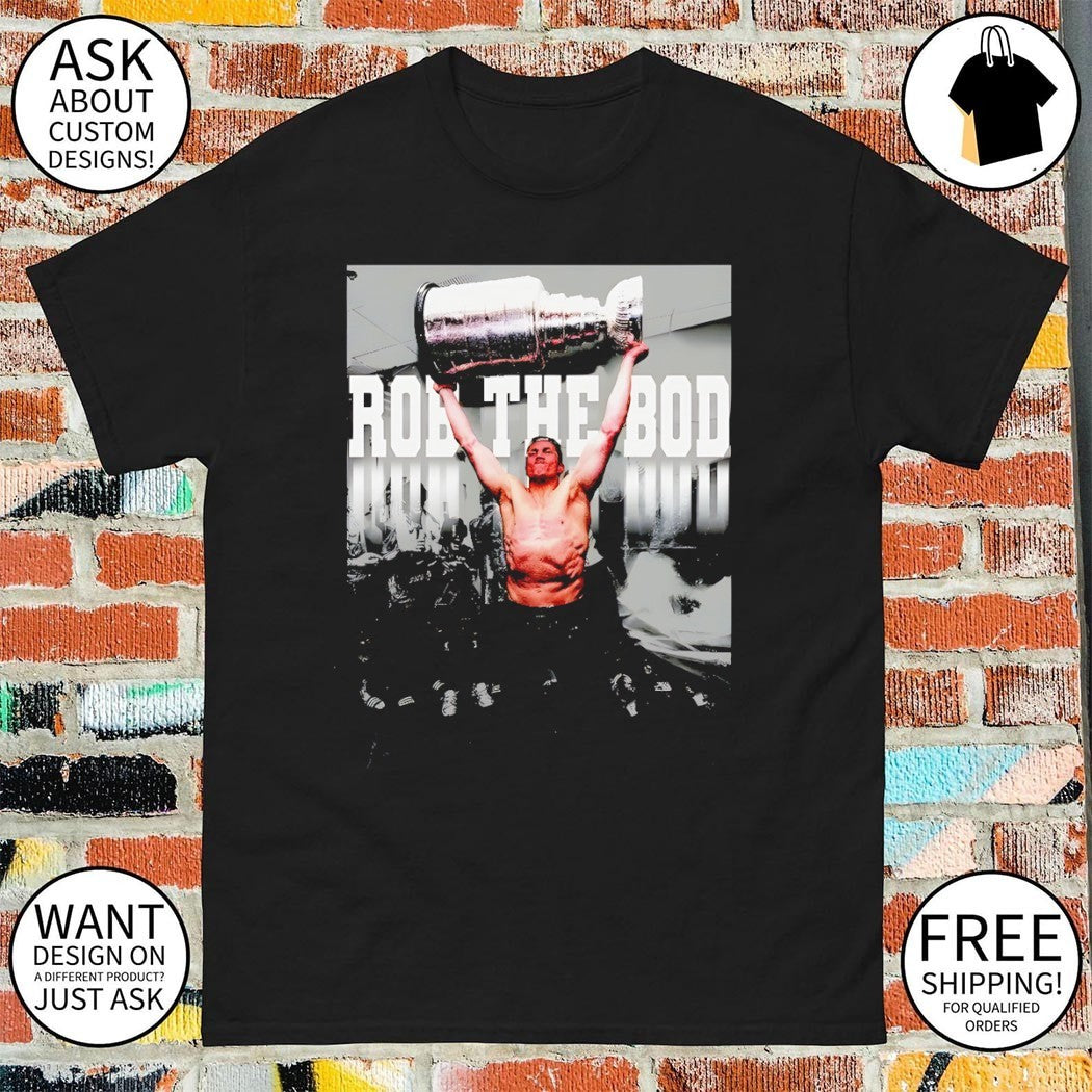 Hockey Player Stanley Cup Rob the Bod shirtless Carolina Hurricanes Stanley Cup Champions shirt