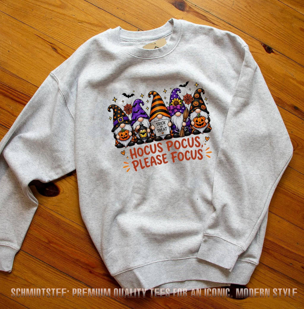 Hocus Pocus Please Focus Halloween Gnomes Trick or Treat shirt