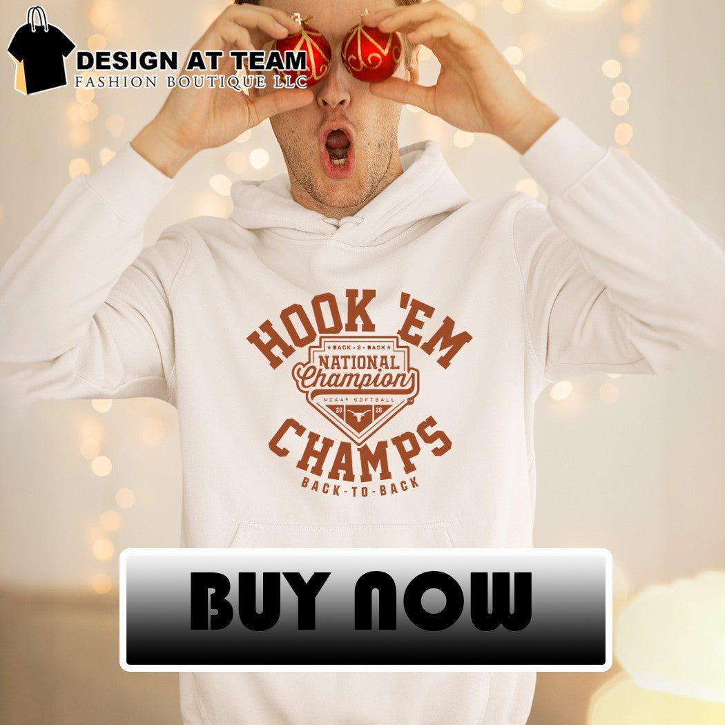 Hook ‘Em 2026 National Champions Texas Longhorns Softball Back 2 Back shirt
