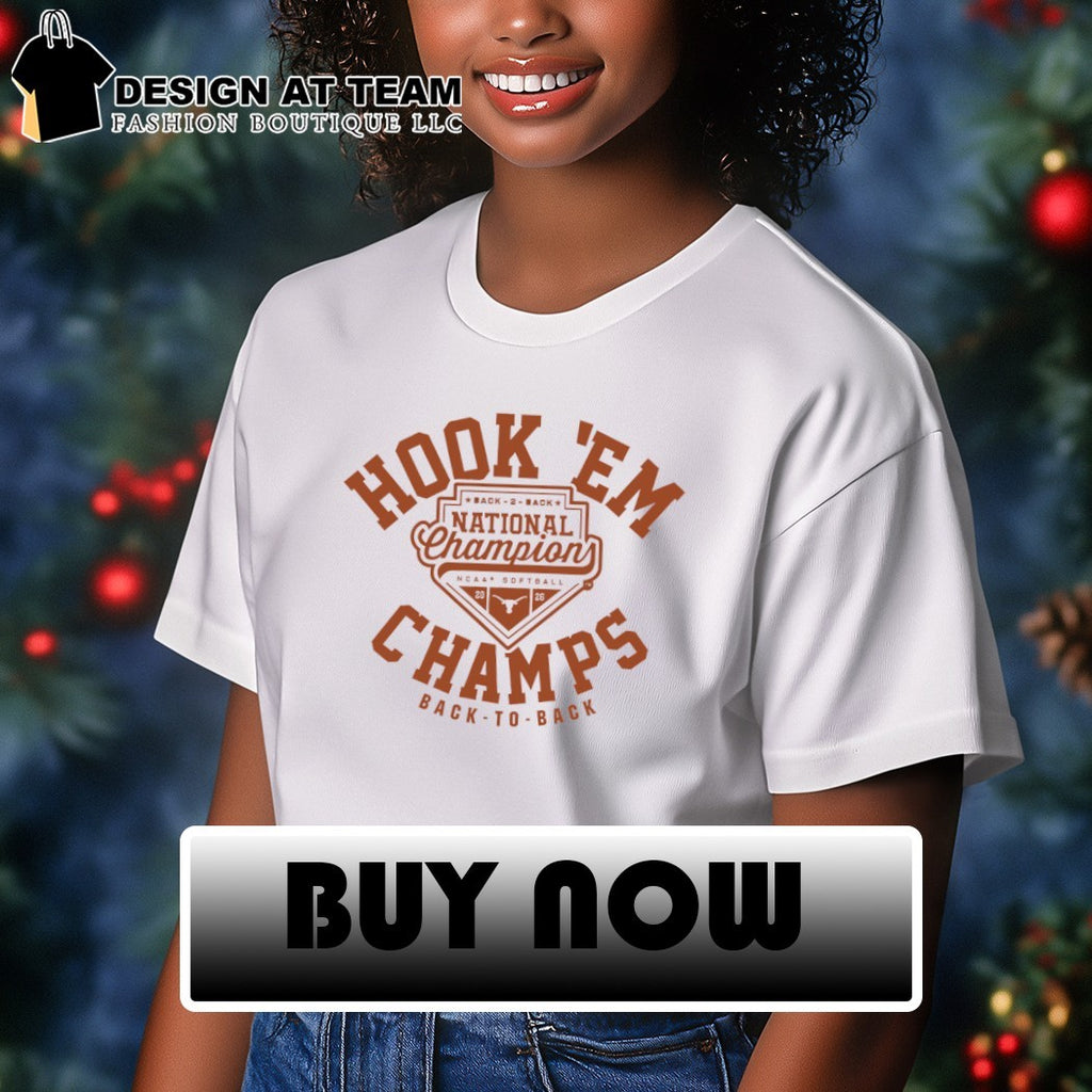 Hook ‘Em 2026 National Champions Texas Longhorns Softball Back 2 Back shirt
