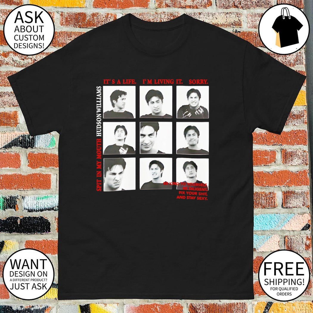 Hudson Williams photography It’s a life I’m Living It Sorry shirt