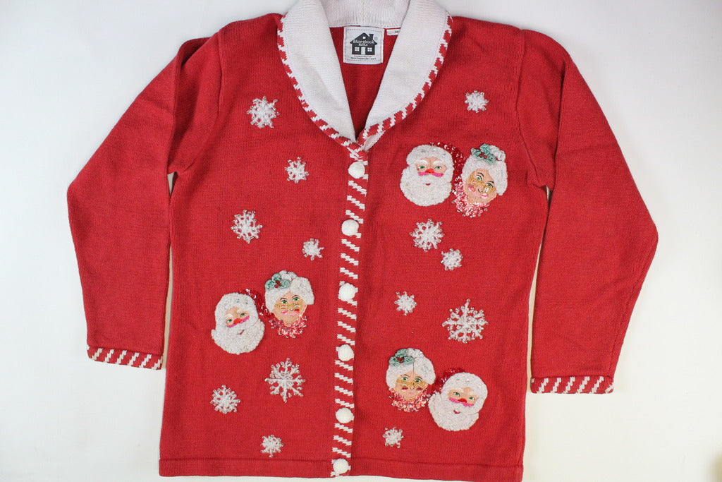 Mr. and Mrs. Santa Claus Size Small. Christmas Sweater