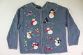 Snowmen on parade. Size Large. Christmas sweater