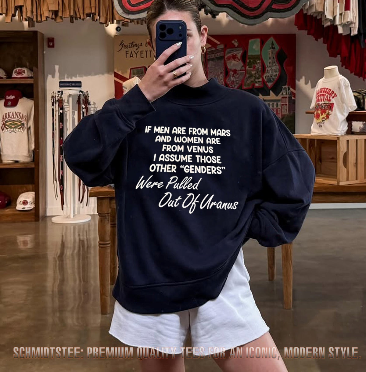 If men are from Mars and women are from Venus I assume those other genders were pulled out of Uranus shirt