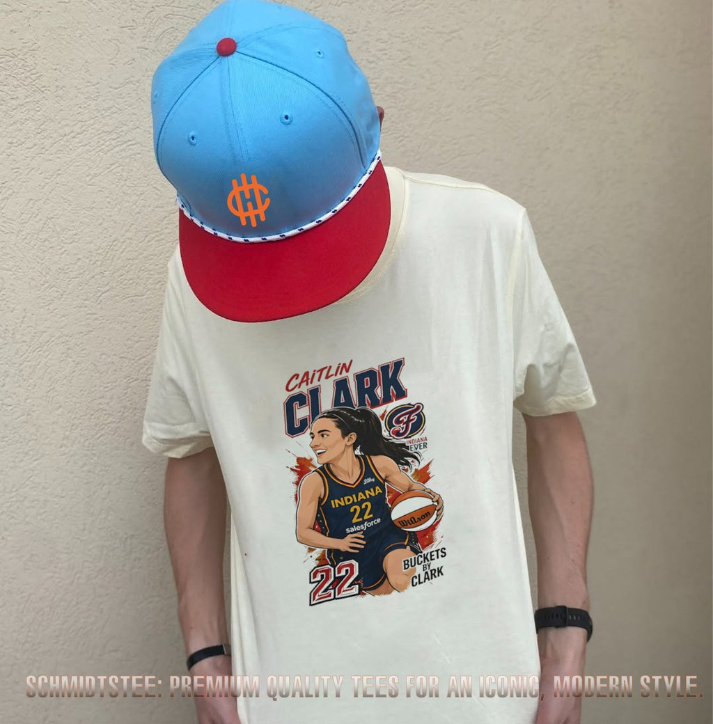 Indiana Fever Caitlin Clark Buckets by Clark Basketball Caricature shirt