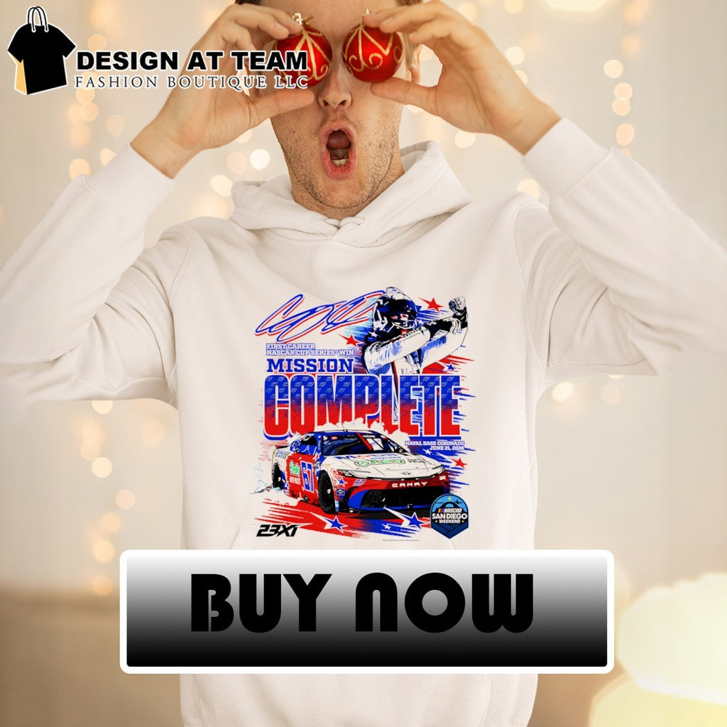 Ink White Corey Heim 2026 Anduril 250 Race Winner Mission Complete Nascar signature shirt