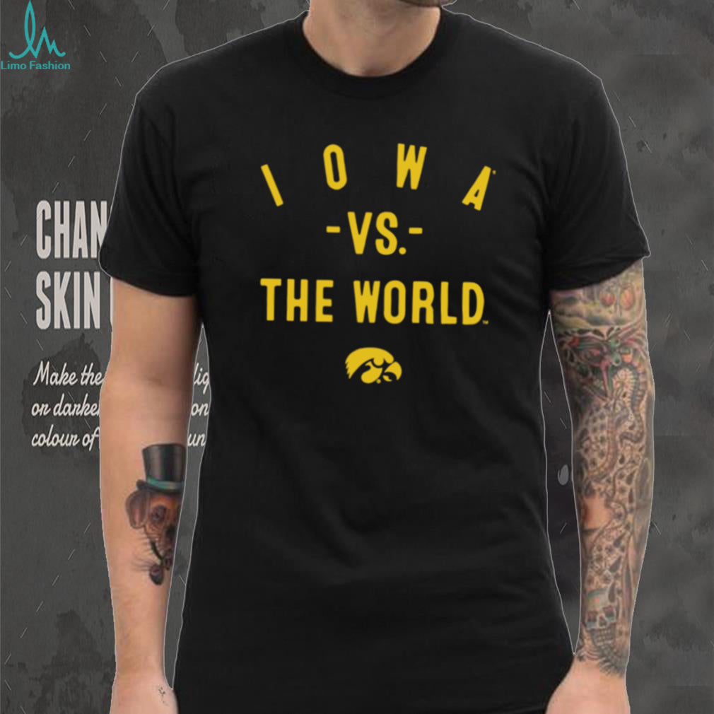 Iowa Hawkeyes Iowa vs the World 2026 logo shirt