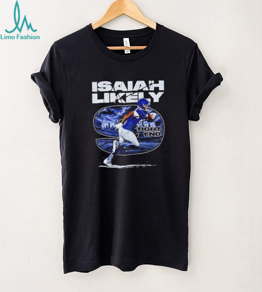 Isaiah Likely 9 New York Giants Tight End Name Number Shirt