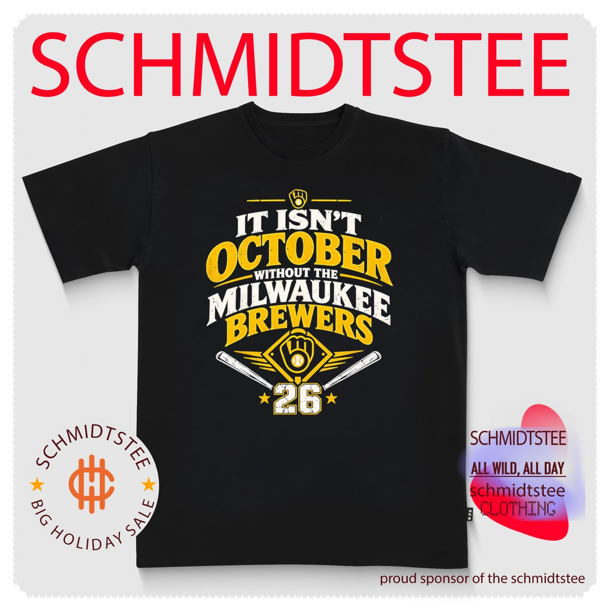 It isn’t October without the Milwaukee Brewers 2026 shirt
