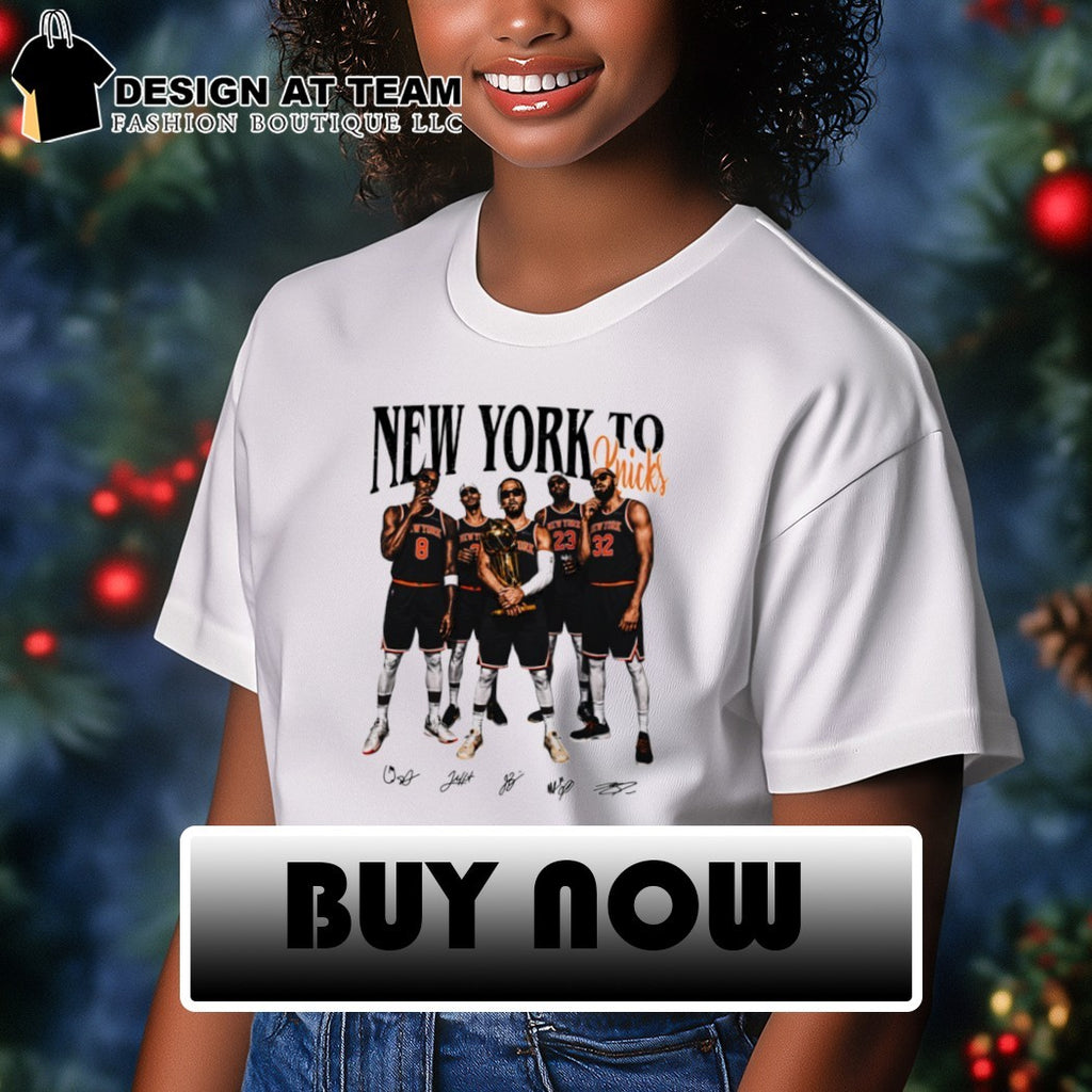 Jalen Brunson Anunoby Karl Anthony Towns Josh Hart Robinson New York Champs Basketball signature shirt