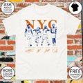 Jalen Brunson KAT OG Josh Hart NYC Gang Signature Knicks shirt