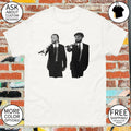 Jalen Brunson Karl-Anthony Towns Pulp Fiction-style Parody shirt