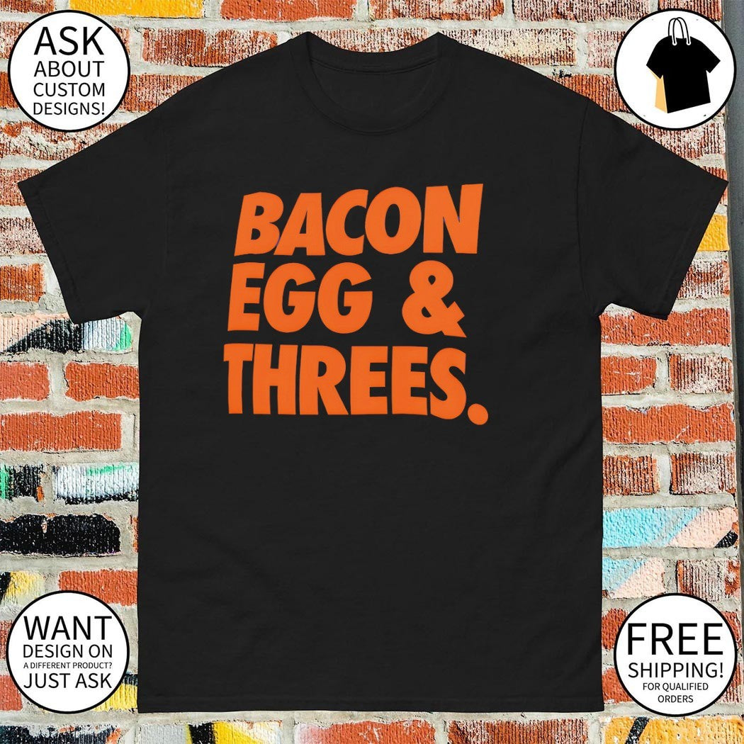 Jalen Brunson Knicks bacon egg threes shirt