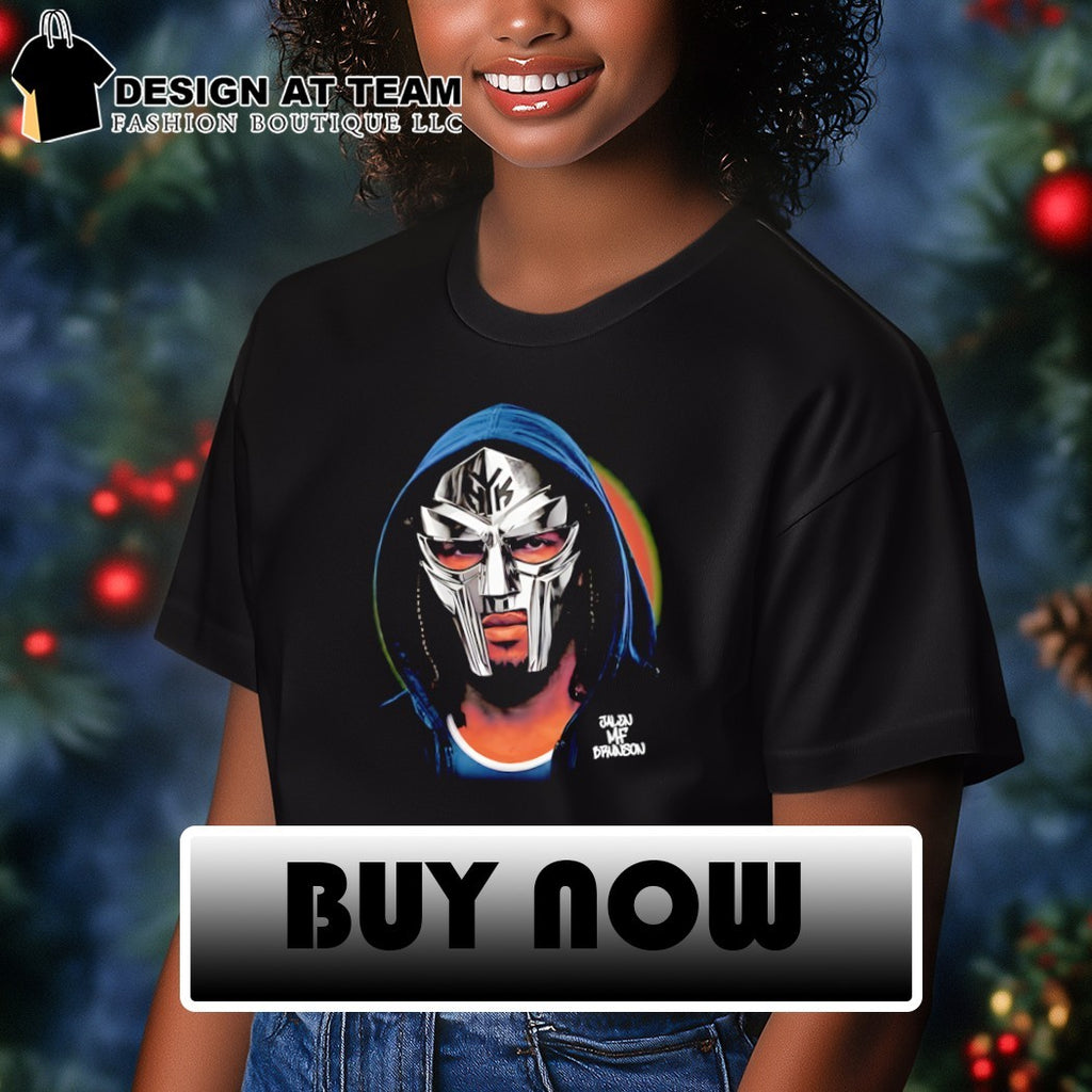 Jalen Brunson Mf Doom Mask NBA Basketball Jalen Mf Brunson parody shirt