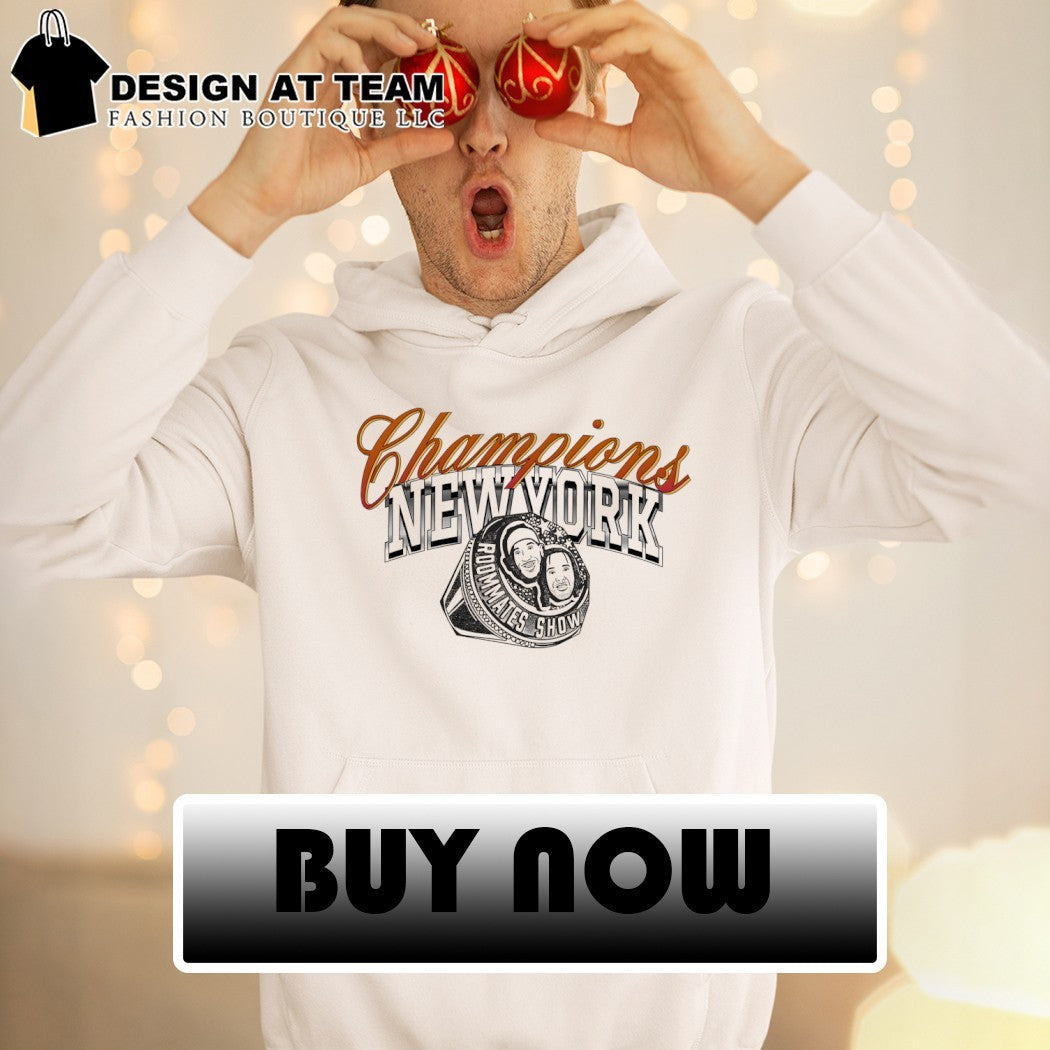 Jalen Brunson and Josh Hart Diamond Ring Roommates Show Knicks Champions shirt