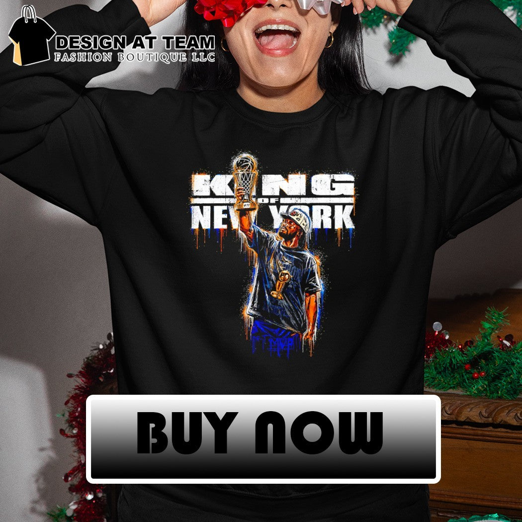 Jalen Brunson basketball player trophy King of New York MVP Finals 2026 shirt
