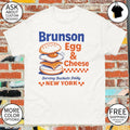 Jalen Brunson brunson egg cheese serving buckets daily New York shirt
