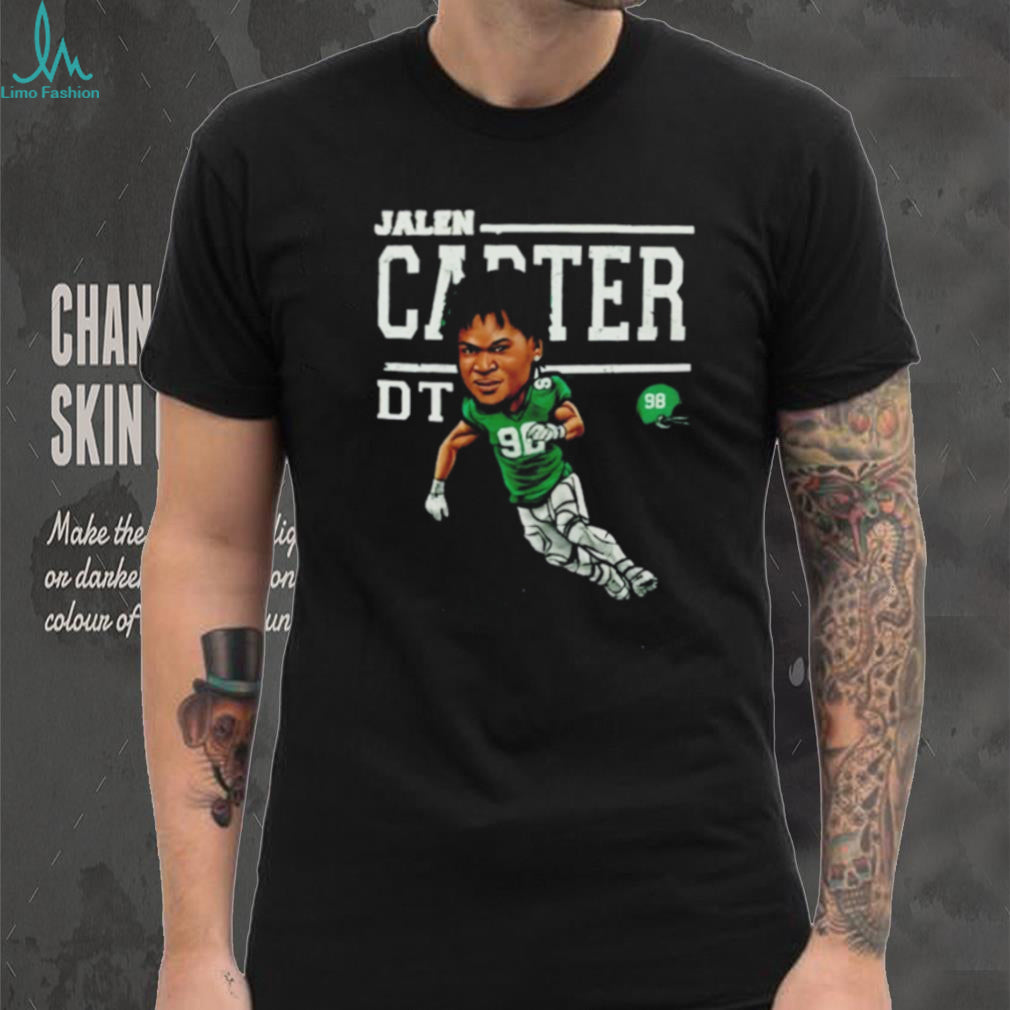 Jalen Carter DT 98 Philadelphia Eagles Caricature shirt