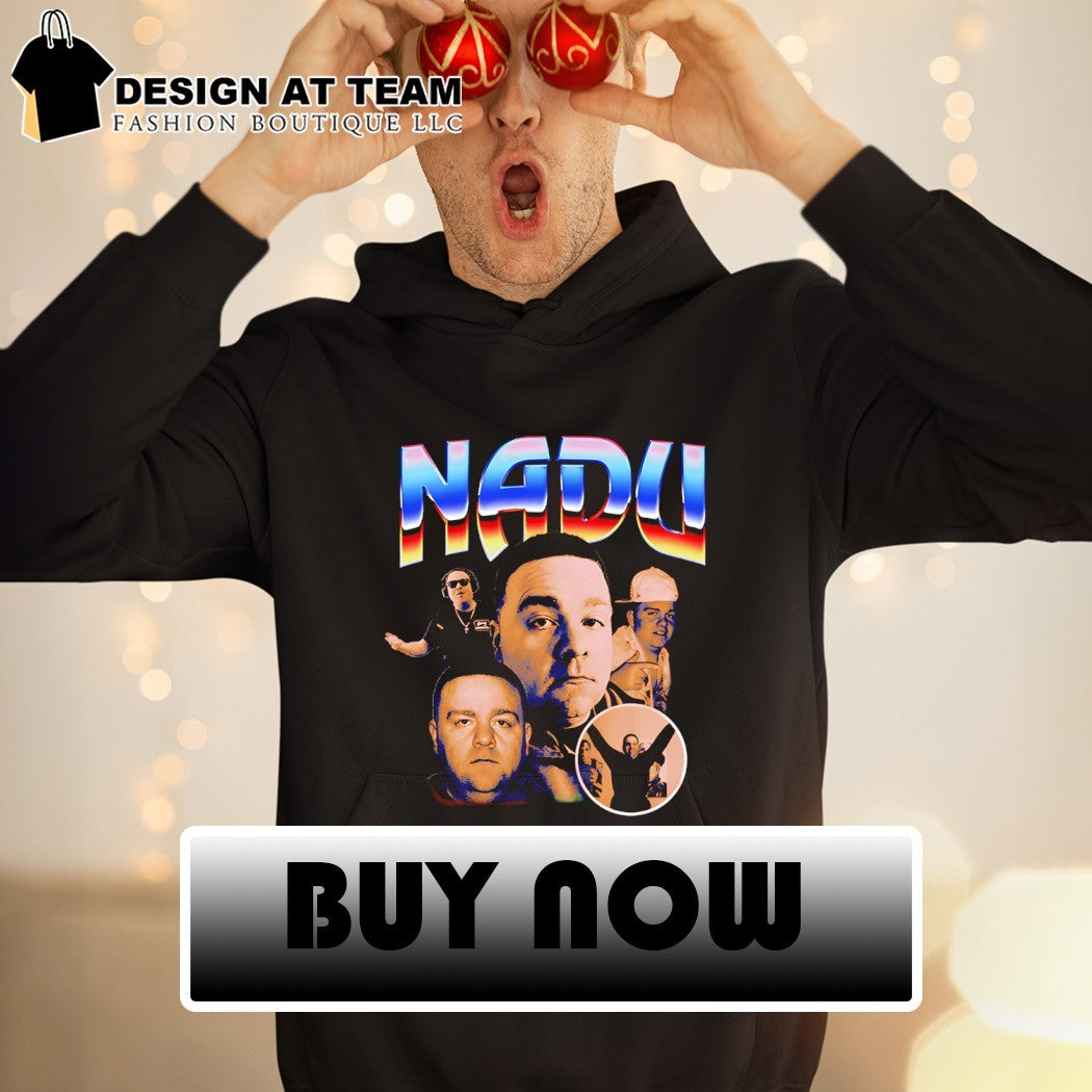 Jeff Nadu faces graphic shirt