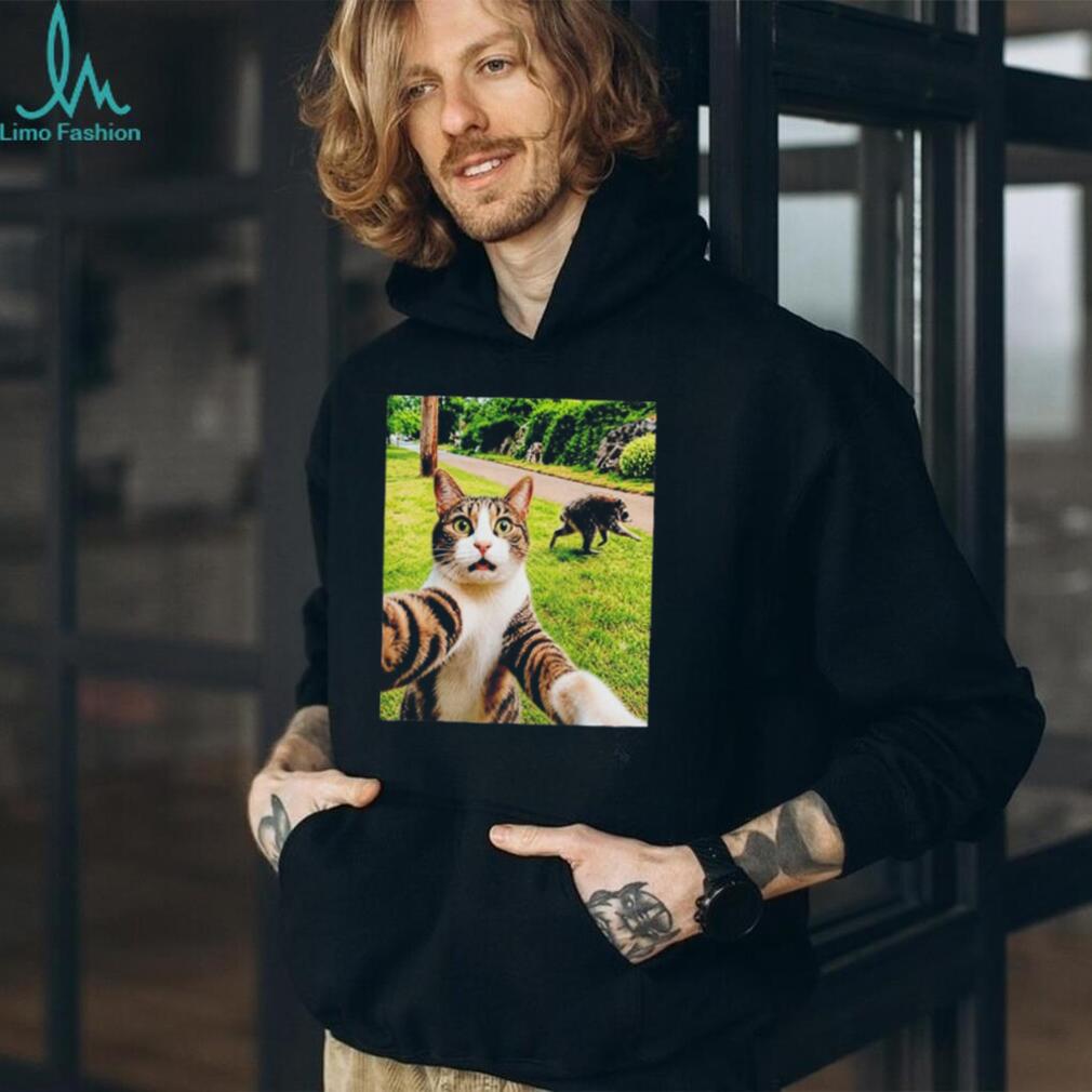 Jimothy Raccoon and Cat Selfie Viral 2026 Seattle shirt
