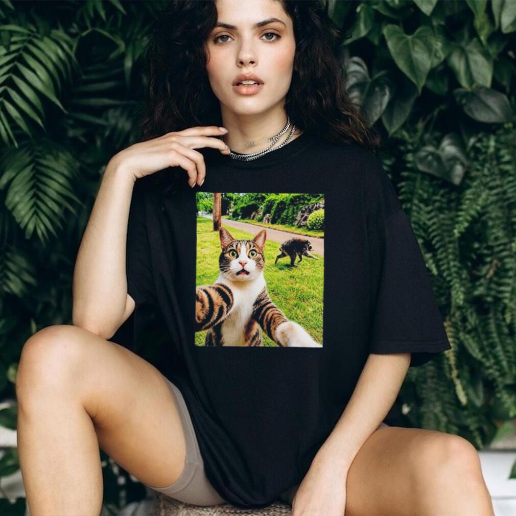 Jimothy Raccoon and Cat Selfie Viral 2026 Seattle shirt