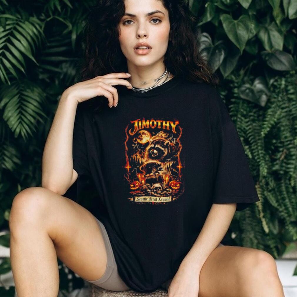 Jimothy Seattle Feral Legend Raccoon Halloween shirt