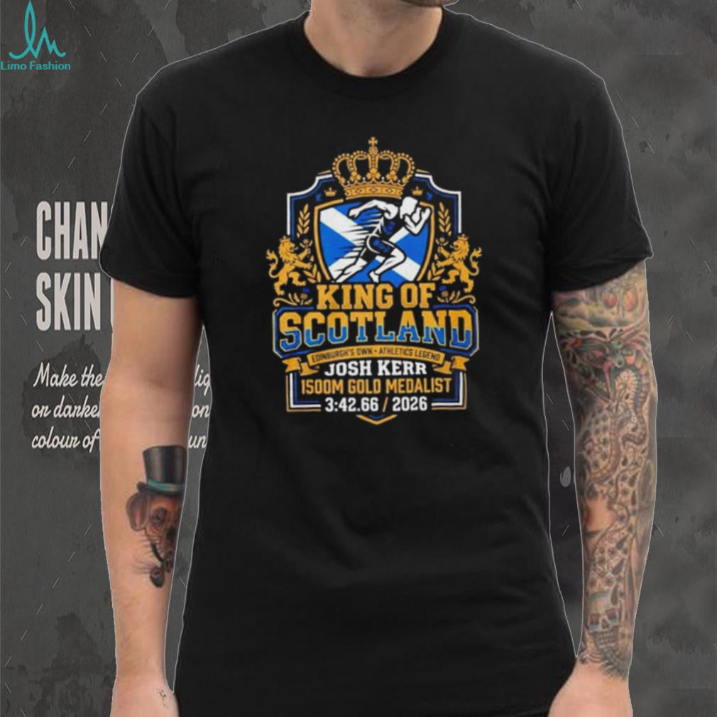 Josh Kerr King of Scotland Mile World Record 2026 shirt