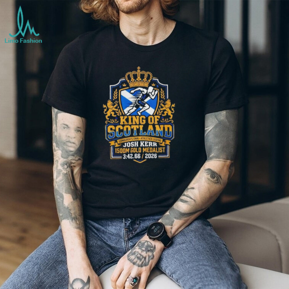 Josh Kerr King of Scotland Mile World Record 2026 shirt