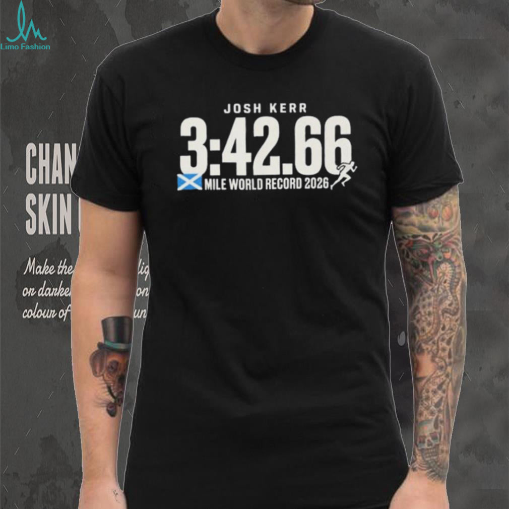 Josh Kerr Track Running Mile World Record Shirt