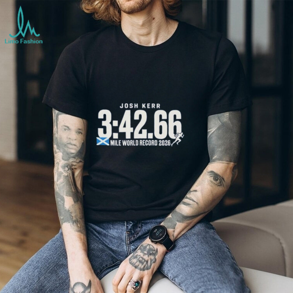 Josh Kerr Track Running Mile World Record T Shirt