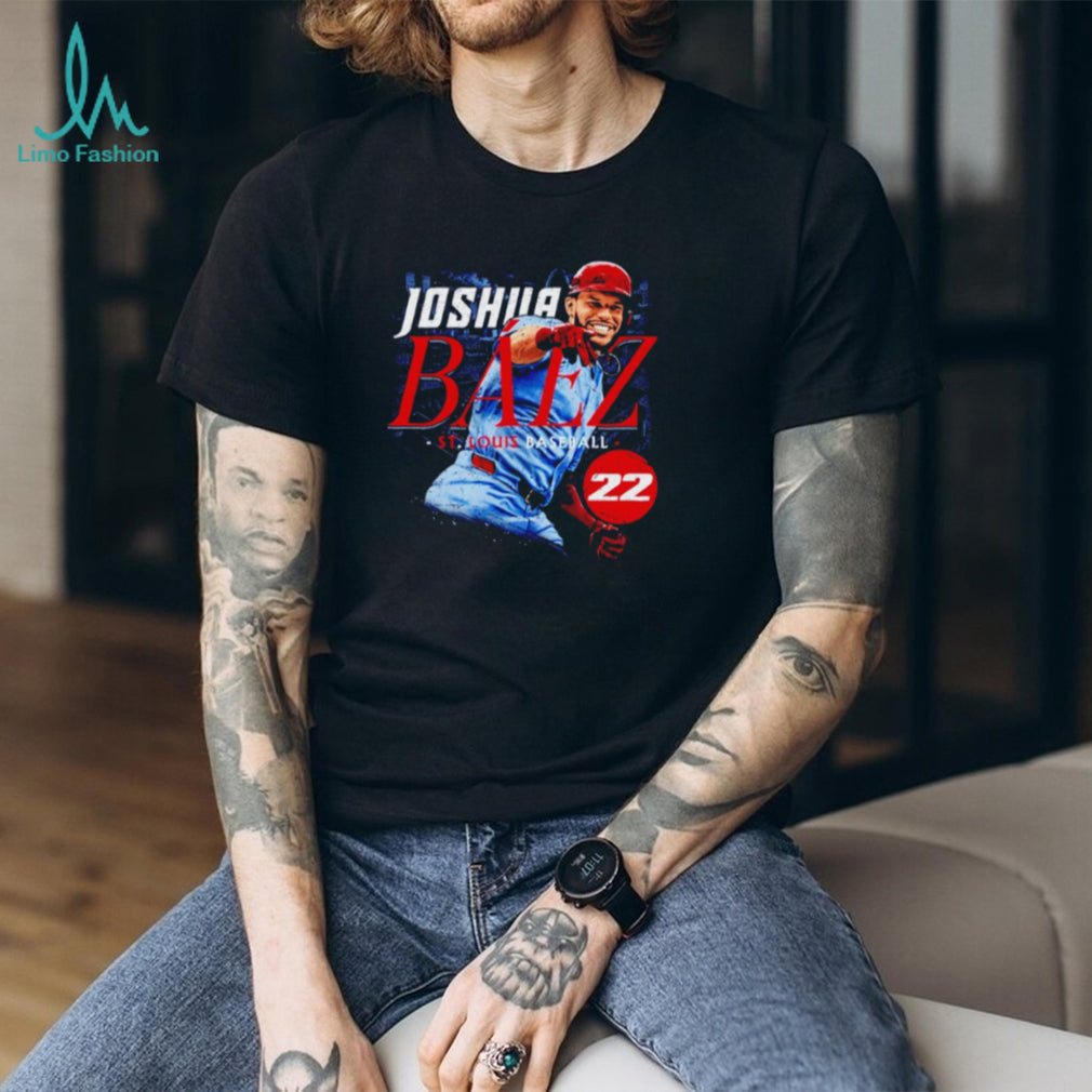 Joshua Baez St. Louis Cardinals player name graphic shirt