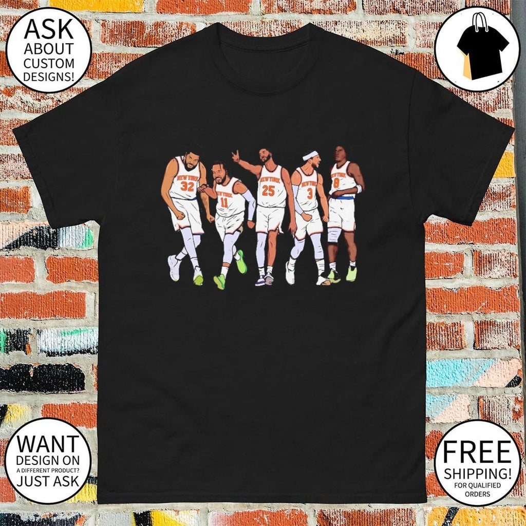 Karl-Anthony Towns Jalen Brunson Josh Hart OG Anunoby Mikal Bridges NYC Fan Gift shirt