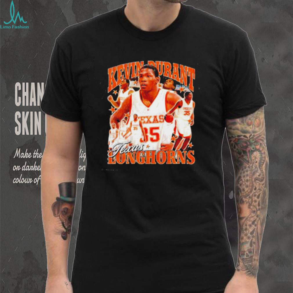 Kevin Durant Texas Longhorns No 35 Vintage Collage shirt