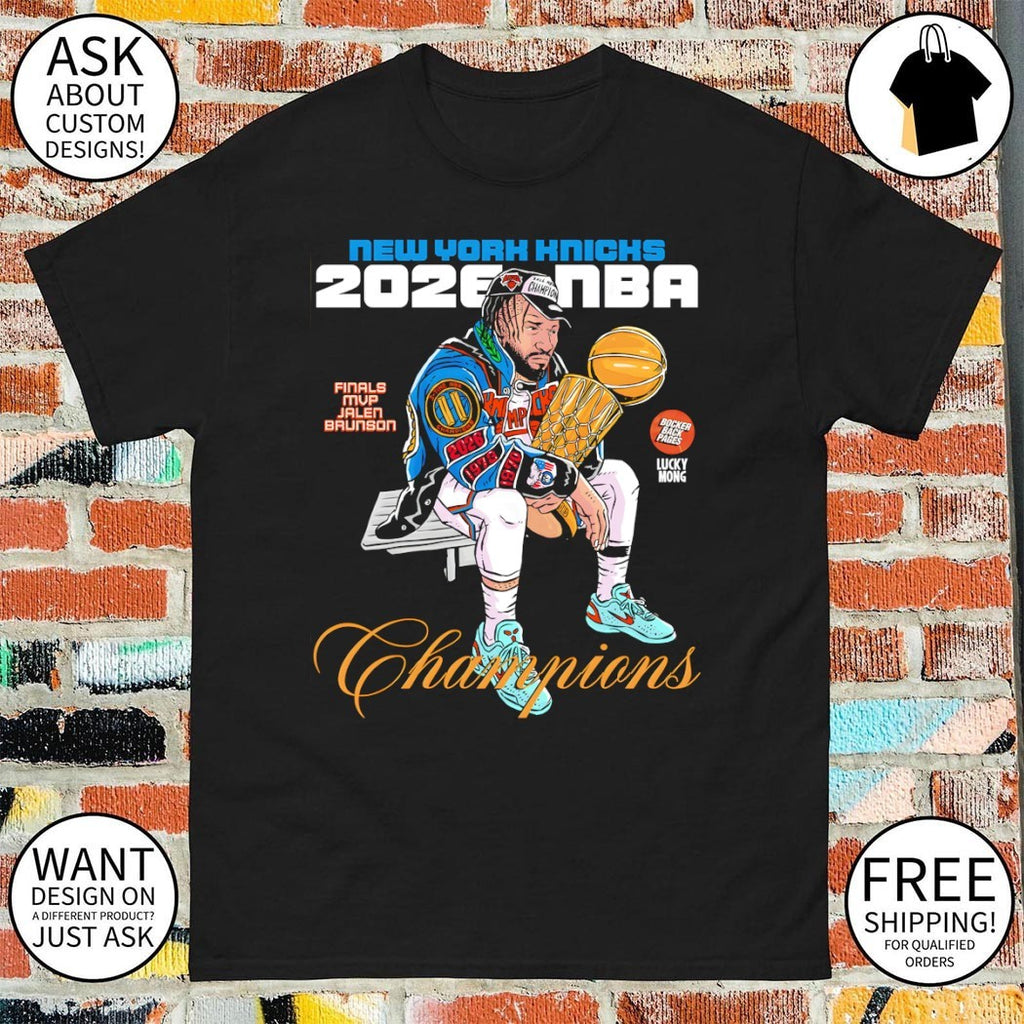Knicks 2026 NBA Champions Finals MVP Jalen Brunson shirt