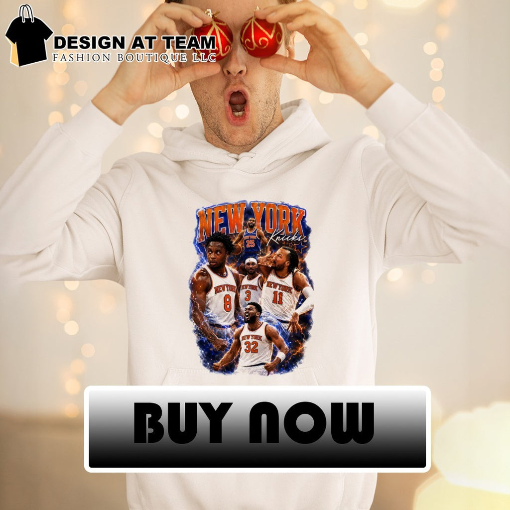 Knicks OG Anunoby Mikal Bridges Jalen Brunson Karl-Anthony Towns New York shirt