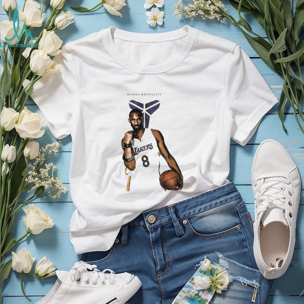 Kobe Bryant Los Angeles Lakers basketball Mamba Mentality 8 player shirt