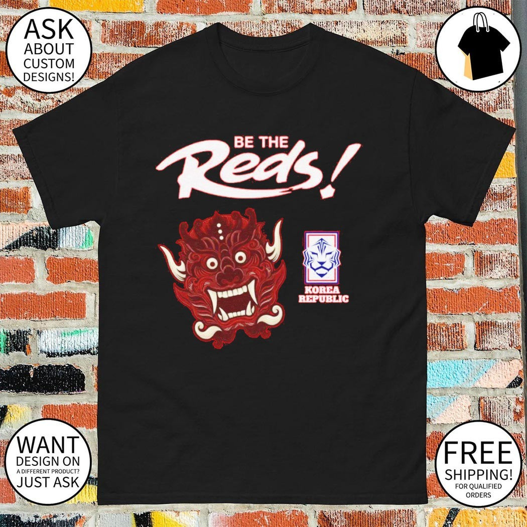 Korea National Football Team Taeguk Warriors be the reds shirt