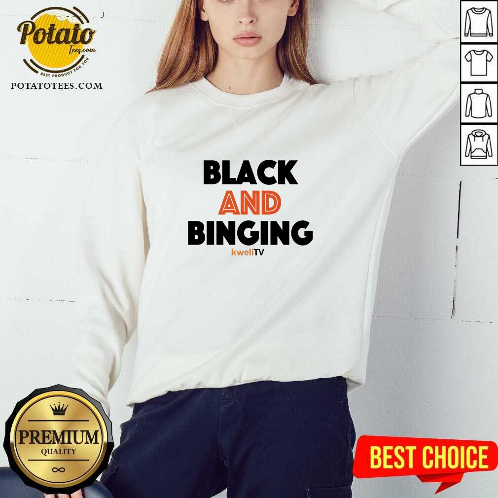 KweliTV Black & Binging T-Shirt