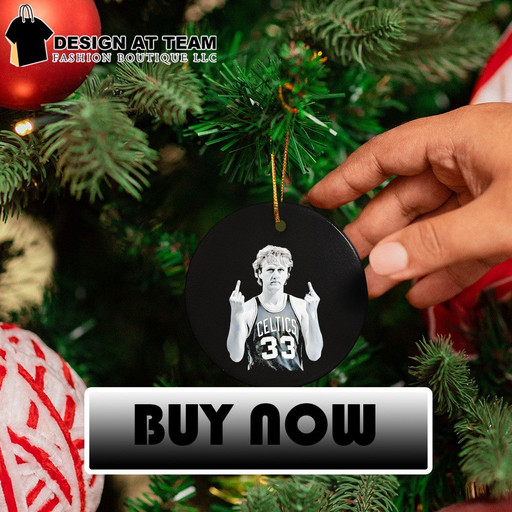 Larry Bird Middle Finger graphic basketball legend shirt