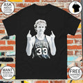 Larry Bird Middle Finger graphic basketball legend shirt